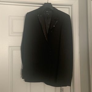 Classic sequin tuxedo jacket